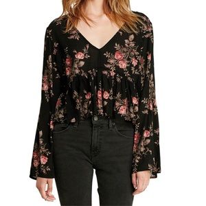 Ralph Lauren Denim & Supply cropped floral top
